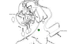 Шланг PF3/8"1950L 2184-1036D115 Komatsu