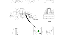Этикетка 4190-2462 Komatsu