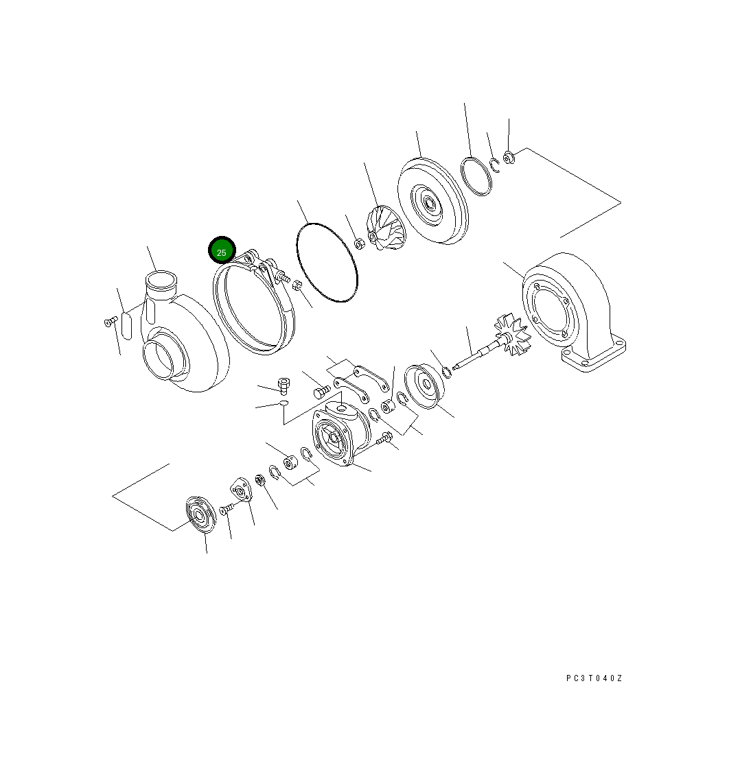 Хомут 6736-81-8490 Komatsu