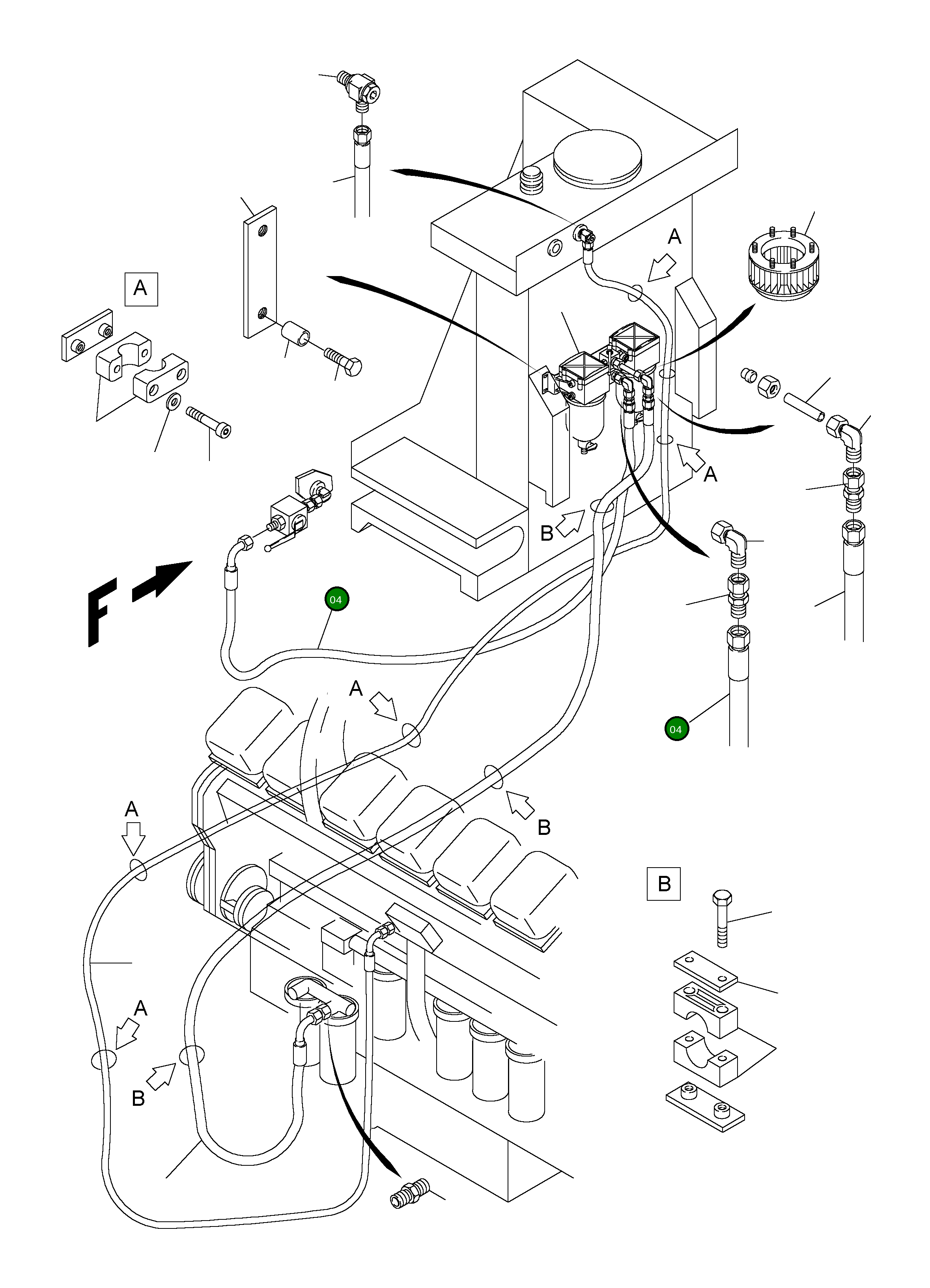 Шланг DN 25 x 5000 515 375 98 Komatsu