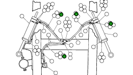 Контргайка - 3/8" - 16NC HE5611 Komatsu