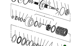 Игольчатый упорный подшипник 572 182 R91 Komatsu