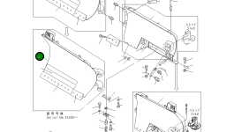 Отвал, правый 419-S70-2220 Komatsu