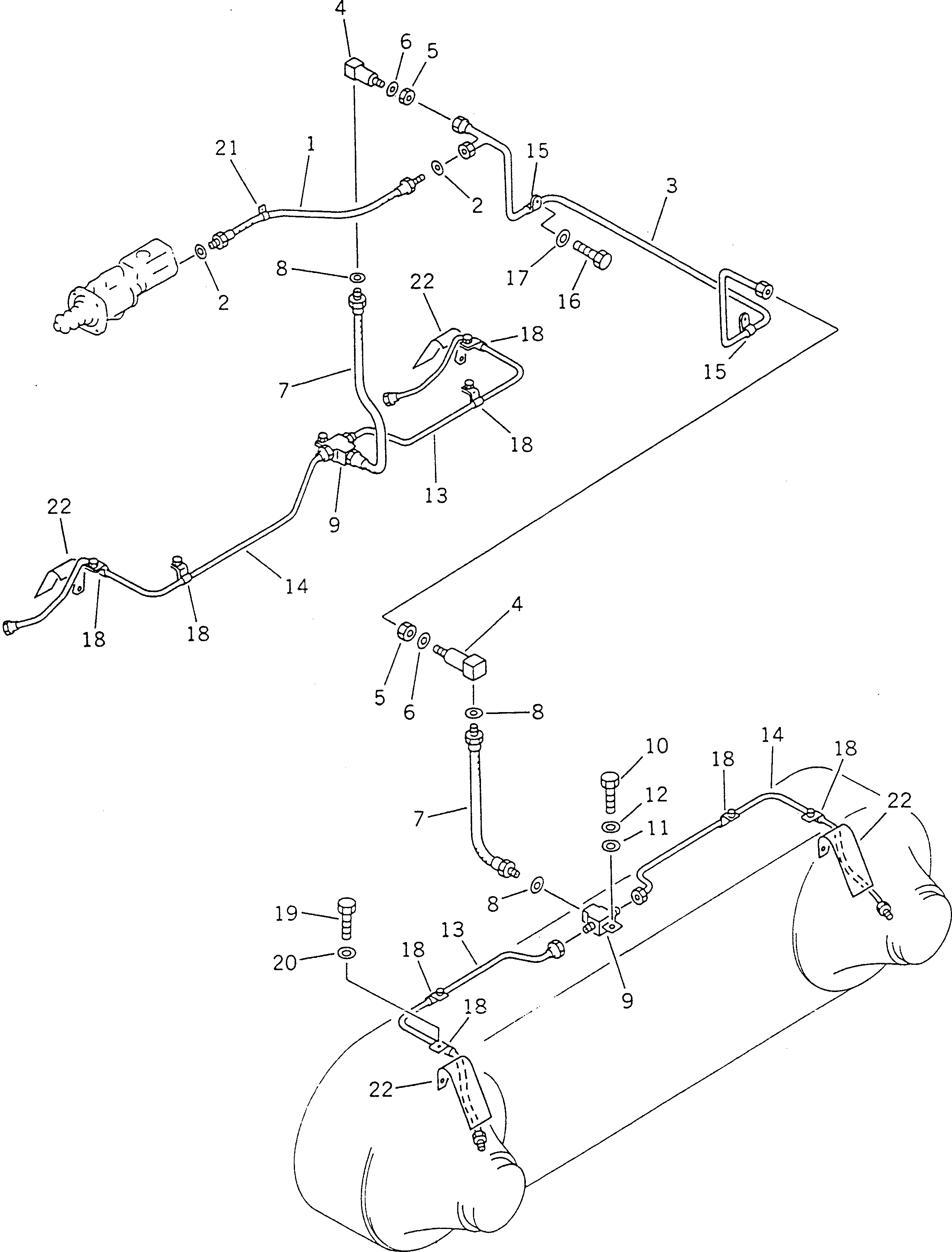 Шарнир 232-43-54212 Komatsu