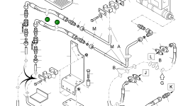 Шланг в сборе DN 25x510 940 081 40 Komatsu