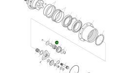 Игольчатый подшипник FZD-8388-1-20 Komatsu
