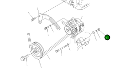 Гайка 460-570 Komatsu