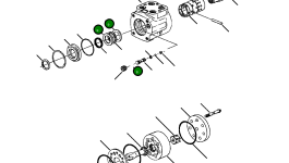 Обойма упорного подшипника 149 569 Komatsu