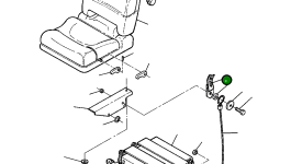 Ремень сиденья 423-57-A1410 Komatsu