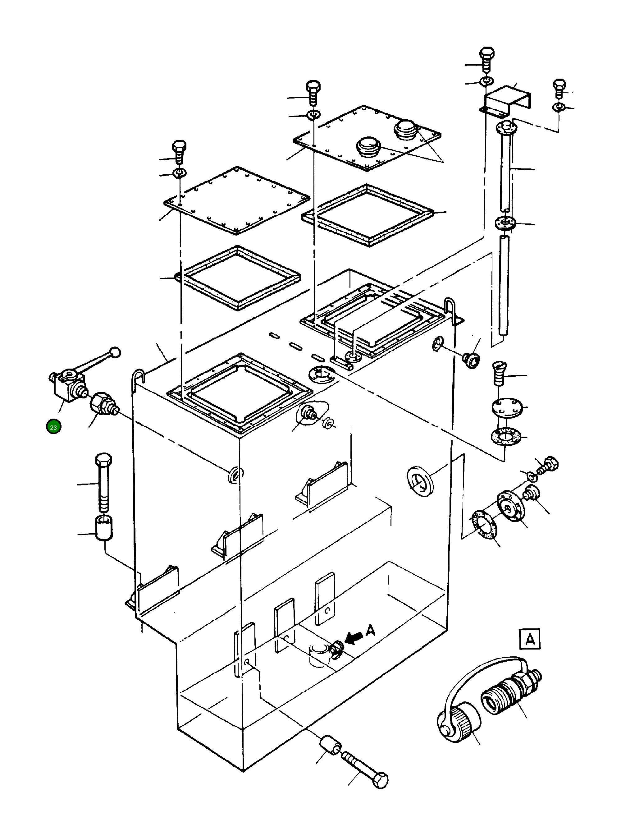 Шаровой кран 047 814 40 Komatsu