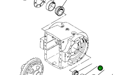 Чашка подшипника 972 466 R1 Komatsu
