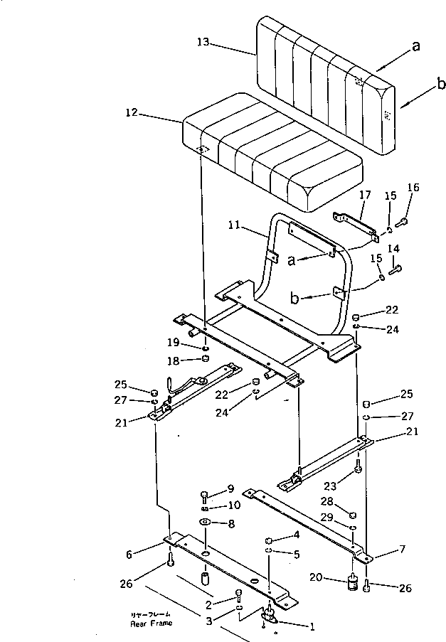 Основание седла 2691-6-35200 Komatsu