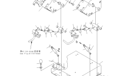 Штанга (для 1 навесного оборудования и PAT) 20T-910-8710 Komatsu
