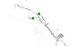 Шланг 1/4"-850L 2184-1045D55 Komatsu