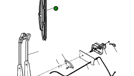 Щётка стеклоочистителя 24" 1301 519 H1 Komatsu