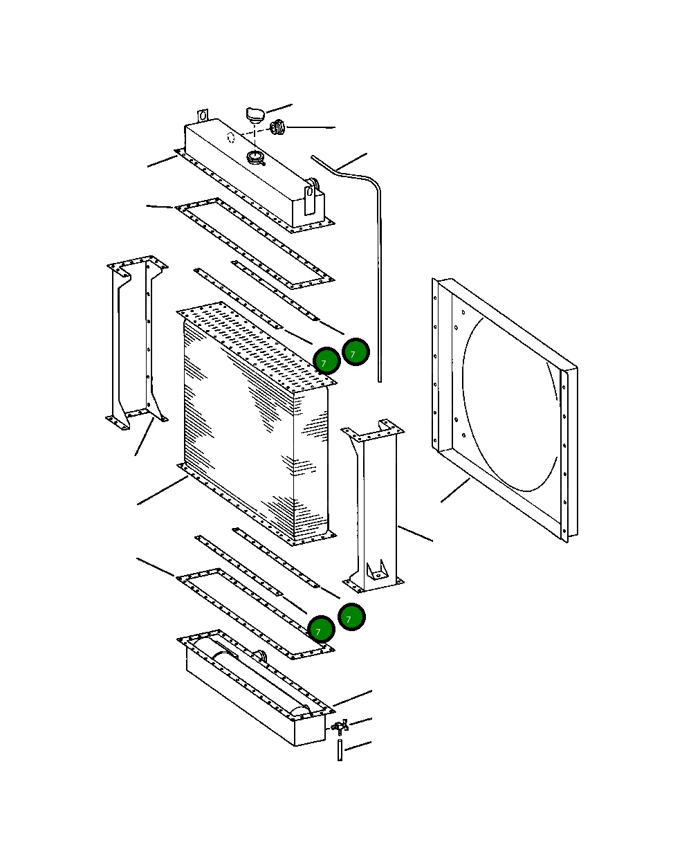 Коллекторная штанга 1303 540 H1 Komatsu