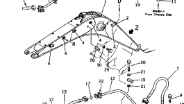 Кронштейн 205-970-1161 Komatsu