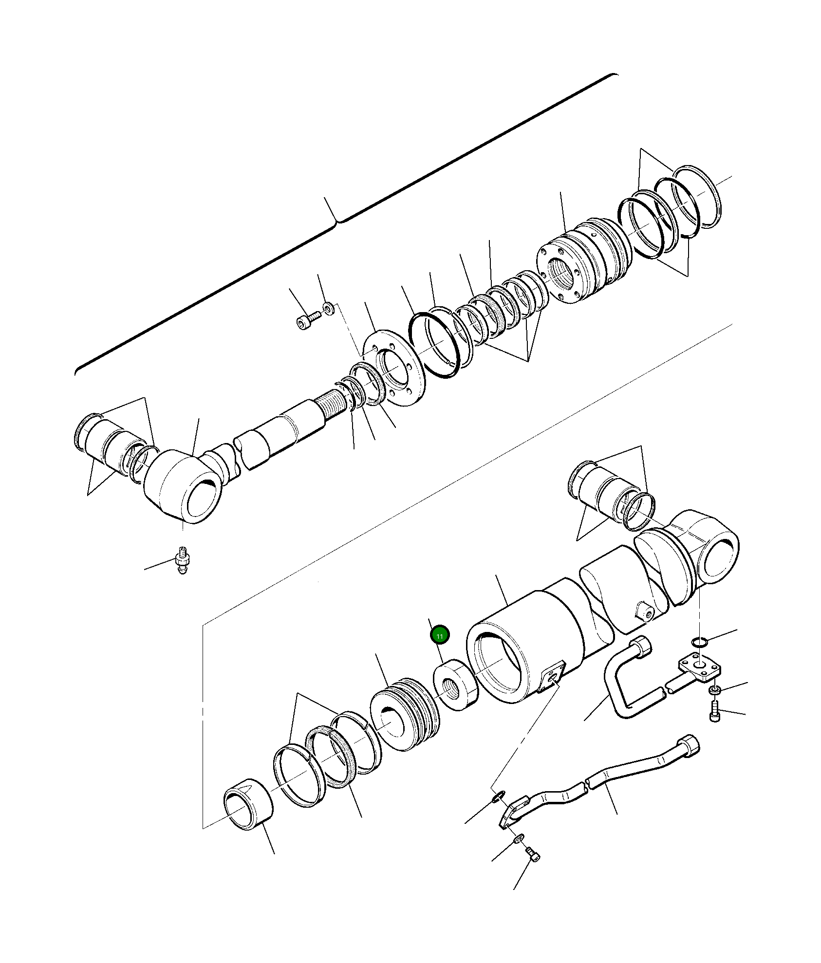 Гайка 22E-61-11160 Komatsu