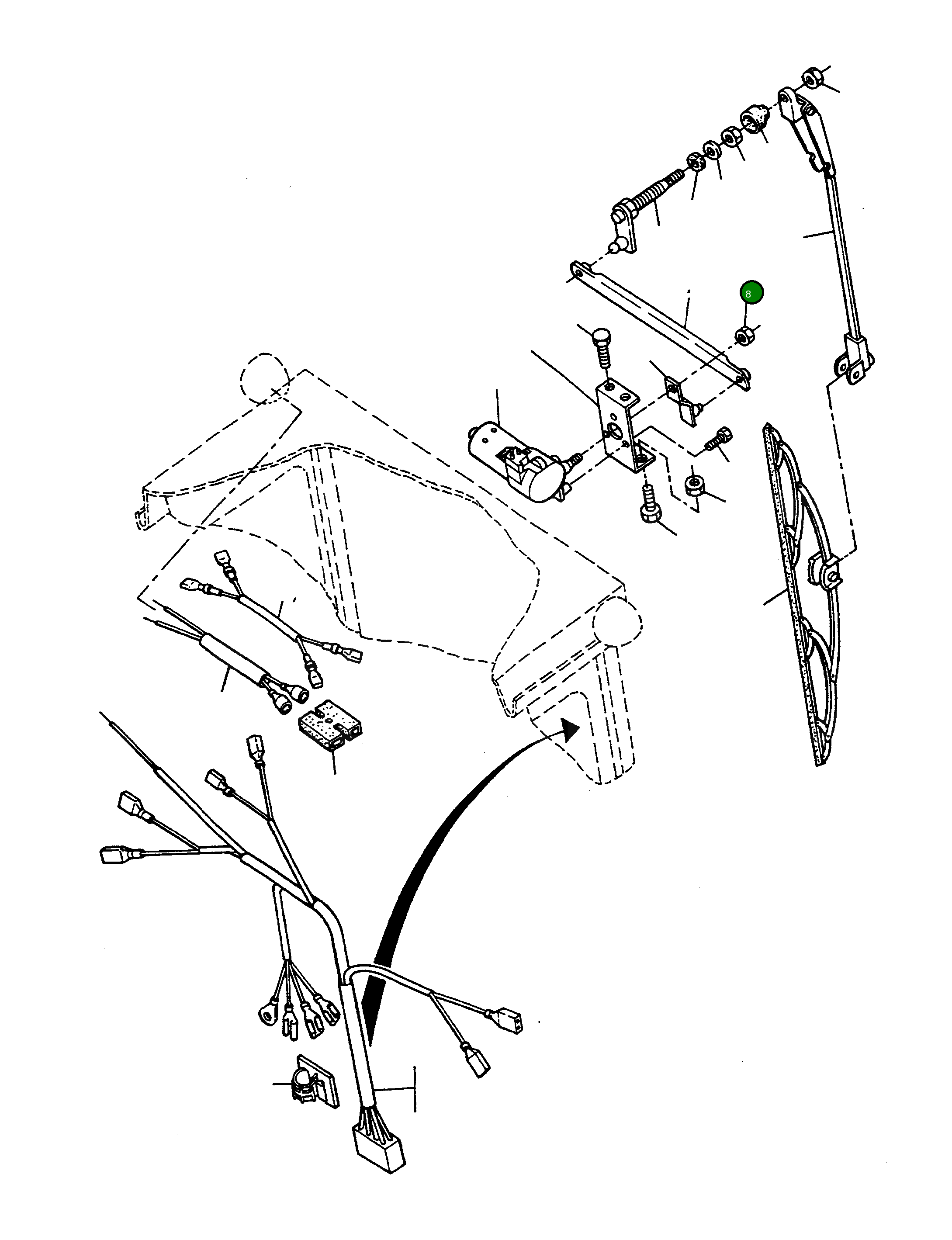 Гайка 1444325X1 Komatsu