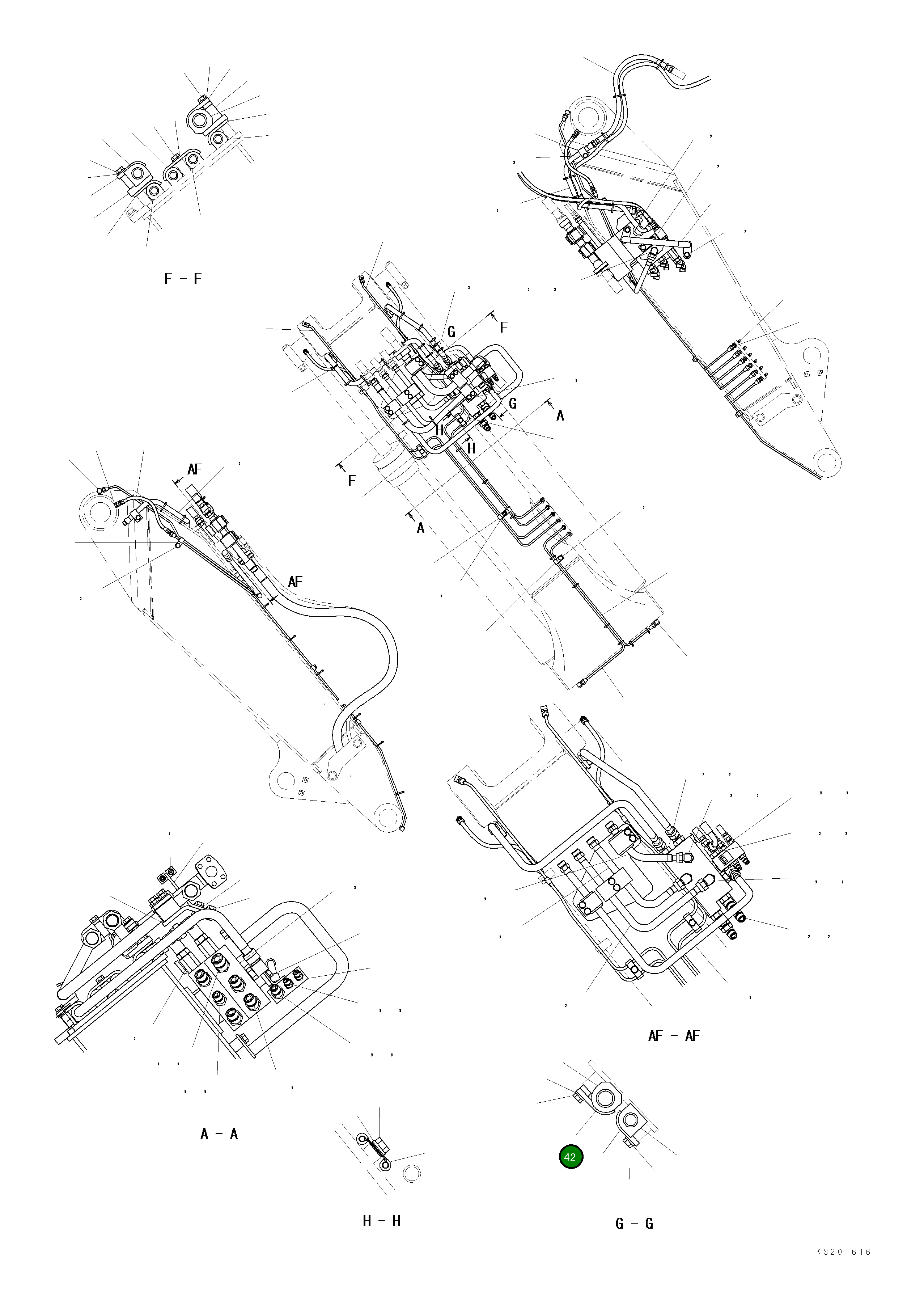 Хомут 22B-62-28770 Komatsu