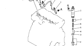 Распылитель YM129503-53050 Komatsu