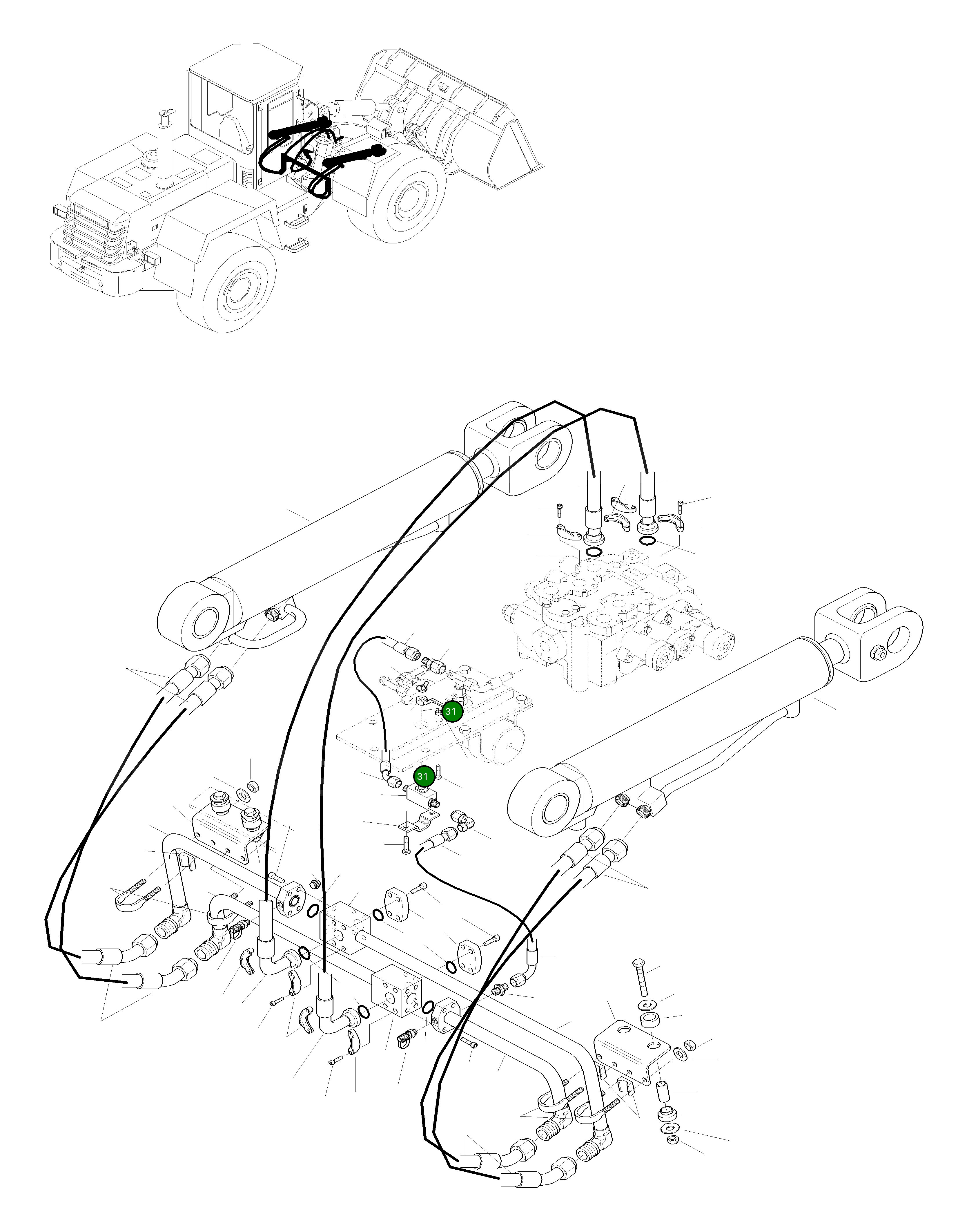 Шаровой клапан 42Y-43-H8A10 Komatsu