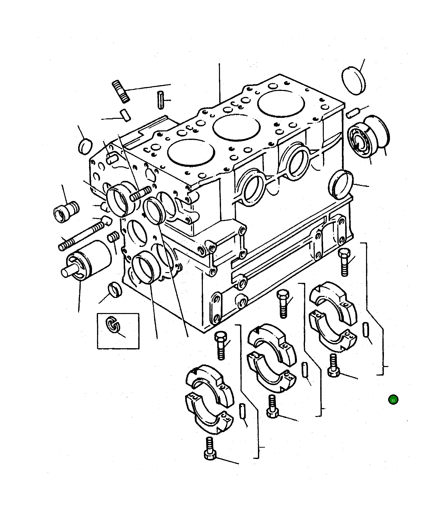 Крышка подшипника PKP000051 Komatsu