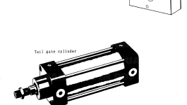 Цилиндр BW054317 Komatsu