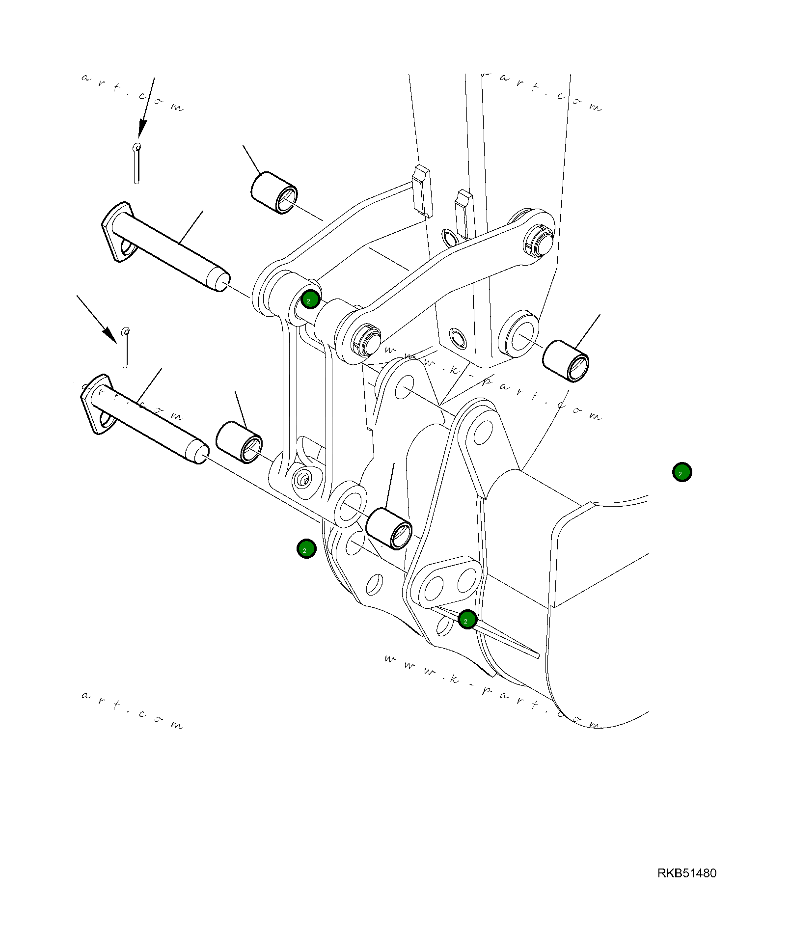 Втулка 42N-856-1330 Komatsu