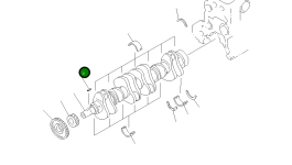 Шпонка 6221-31-1140 Komatsu