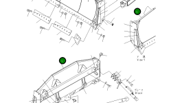 Отвал 17A-71-42112 Komatsu