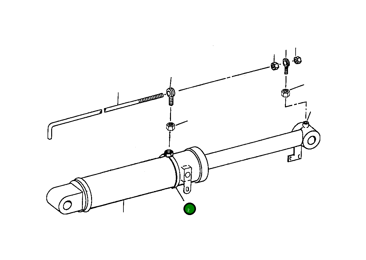 Хомут 1282 163 H1 Komatsu