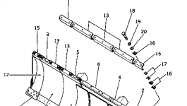 Отвал в сборе 144-917-4210 Komatsu
