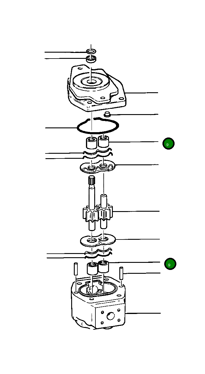 Роликовый подшипник 1208 483 H1 Komatsu