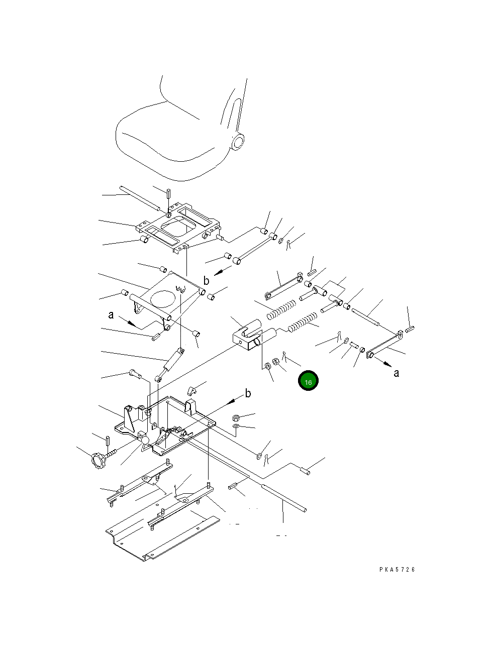 Гайка 120-57-31740 Komatsu