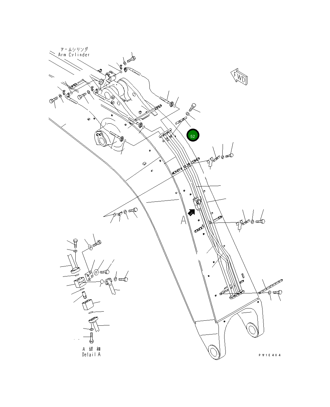 Хомут 21N-62-18490 Komatsu