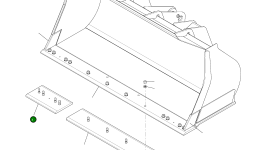 Отвал 424-70-H2C30 Komatsu