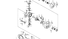 Гайка шестигранная 69 883 Komatsu