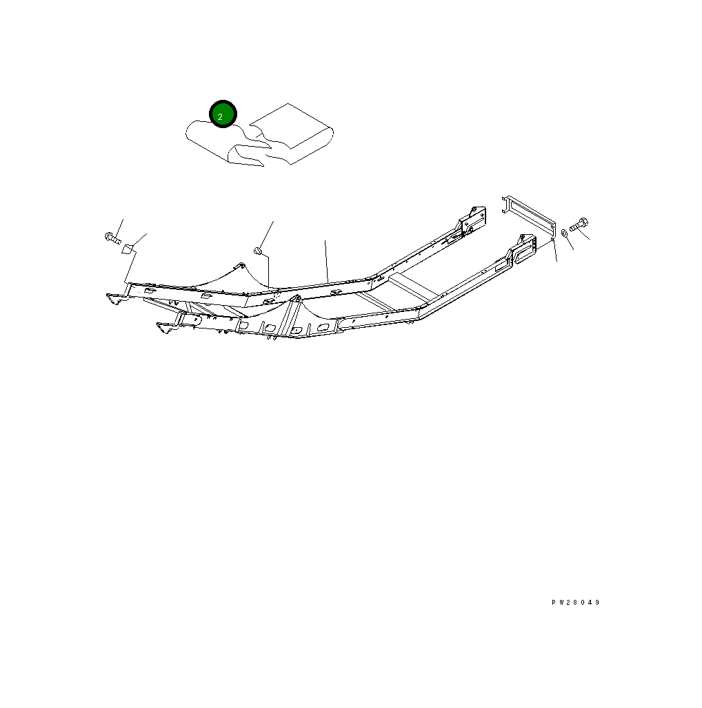 Ремень 8298-75-1120 Komatsu