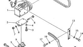 Кронштейн 235-809-3460 Komatsu