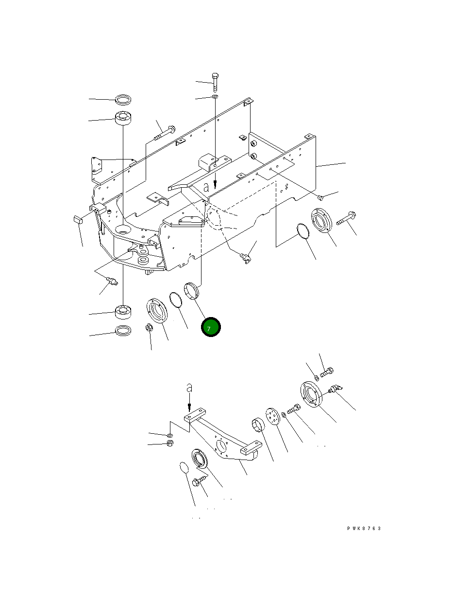 Втулка 363-46-37111 Komatsu