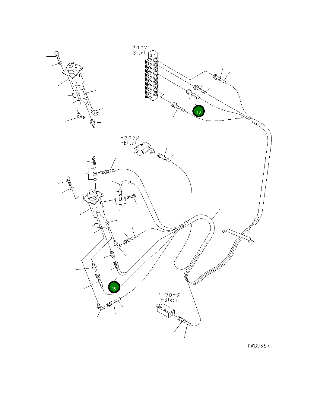 Шланг 2700MM 20Y-62-23952 Komatsu