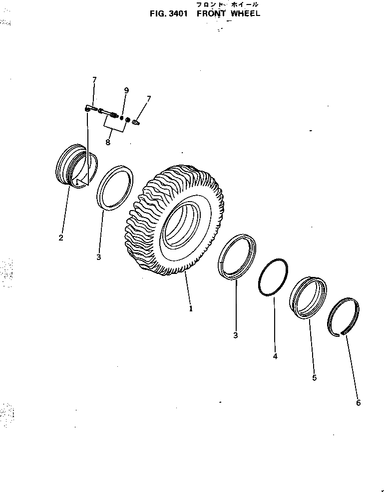 Шина 561-30-11110 Komatsu