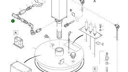 Фильтр в сборе 698 303 73 Komatsu