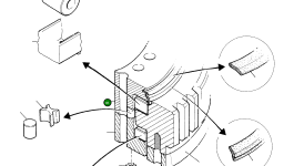 Обойма подшипника (не обслуживается в полевых условиях) 769 403 73 Komatsu