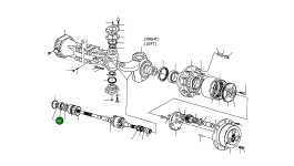 Шариковый подшипник 005.01.0121 Komatsu