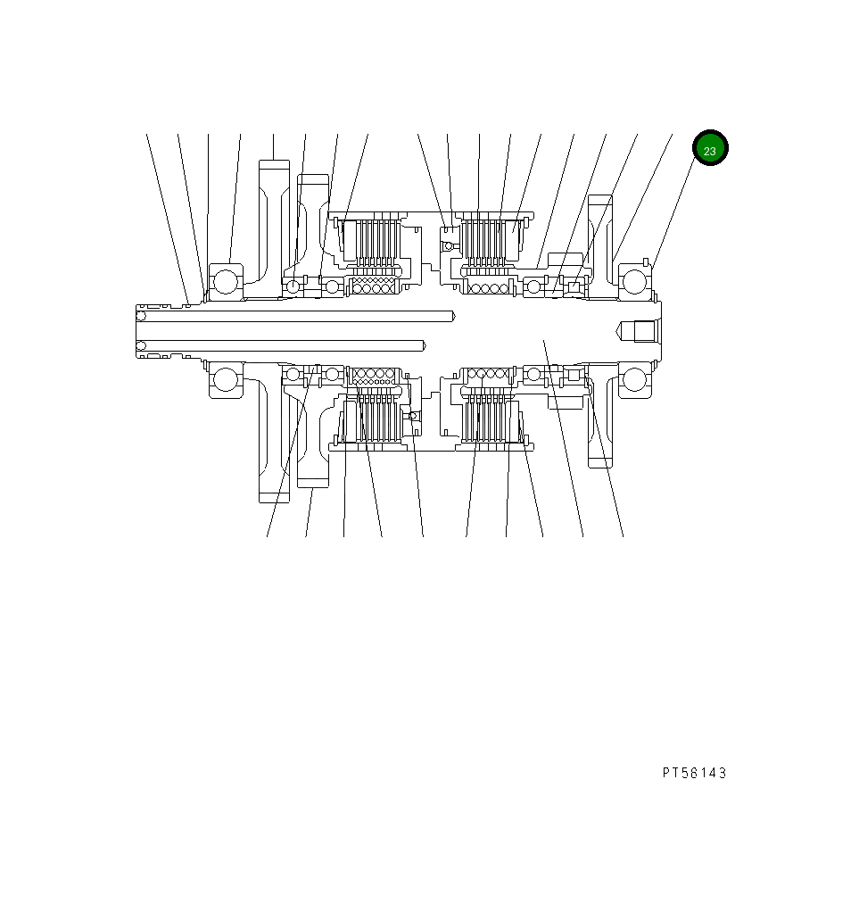 Шариковый подшипник DC8111452580 Komatsu