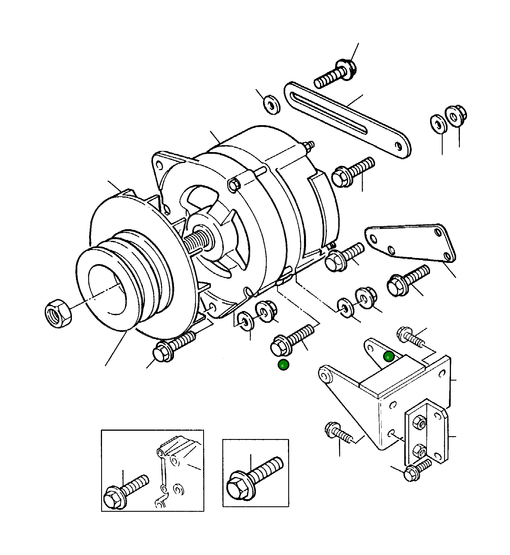 Гайка 6810-61-3180 Komatsu