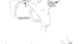 Клипса 6124-51-9521 Komatsu