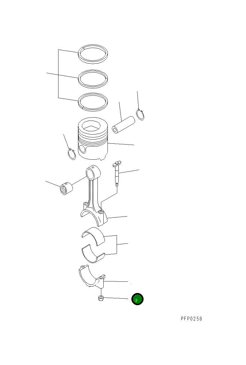 Гайка 6742-01-2730 Komatsu
